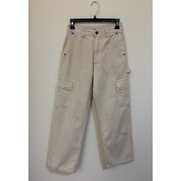 Roxy Left Again Women’s Cream Cargo Pants - Size XS - Picture 4 of 14